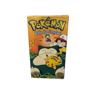 Pokemon Wake Up Snorlax 1998 VHS Brand New Factory Sealed Volume 13 Pioneer USA